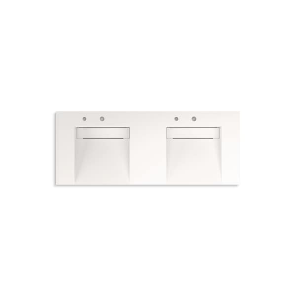 Kohler 60In Wall-Mount Basin Lavatory System In Designer White 81030-BSS-KCD - main